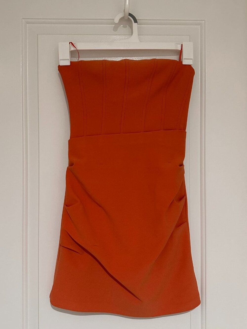 Finders Keepers Orange Corset Mini Dress